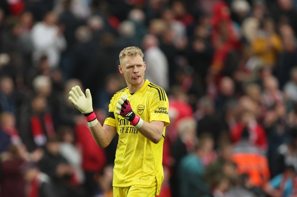 Aaron Ramsdale has donated 40 Premier League match balls to a football school