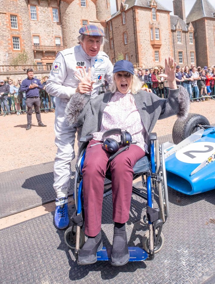 Sir Jackie Stewart with wife Lady Helen who was diagnosed with frontotemporal dementia last year