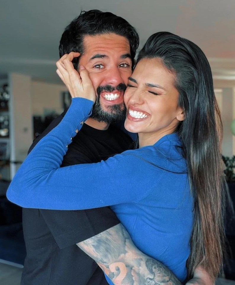 Isco, pictured with wife Sara Salamo, has been a free agent since being released by Sevilla in January