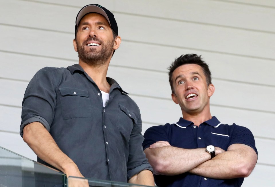 Ryan Reynolds, left, and Rob McElhenney took over Wrexham in 2020