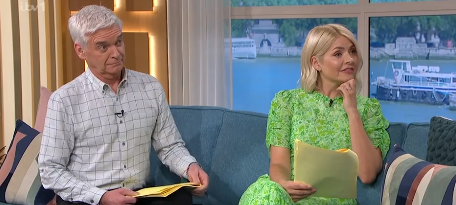 Philip and Holly looked taken aback as they interviewed Sherrie Schneider on This Morning