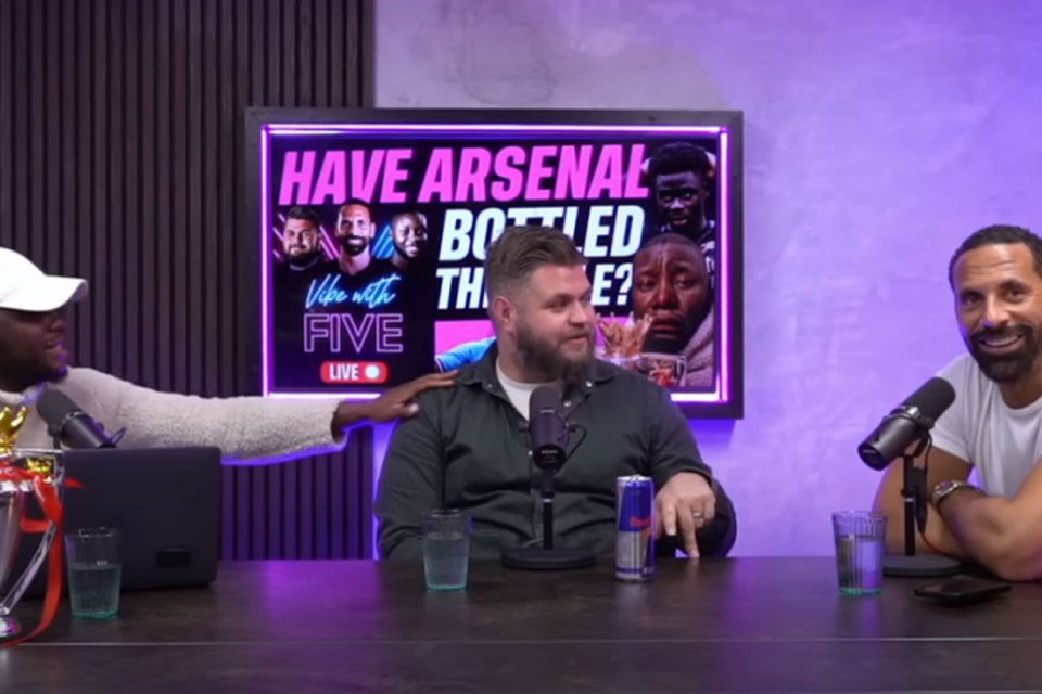 The defender made the cheeky remark on the latest episode of his podcast