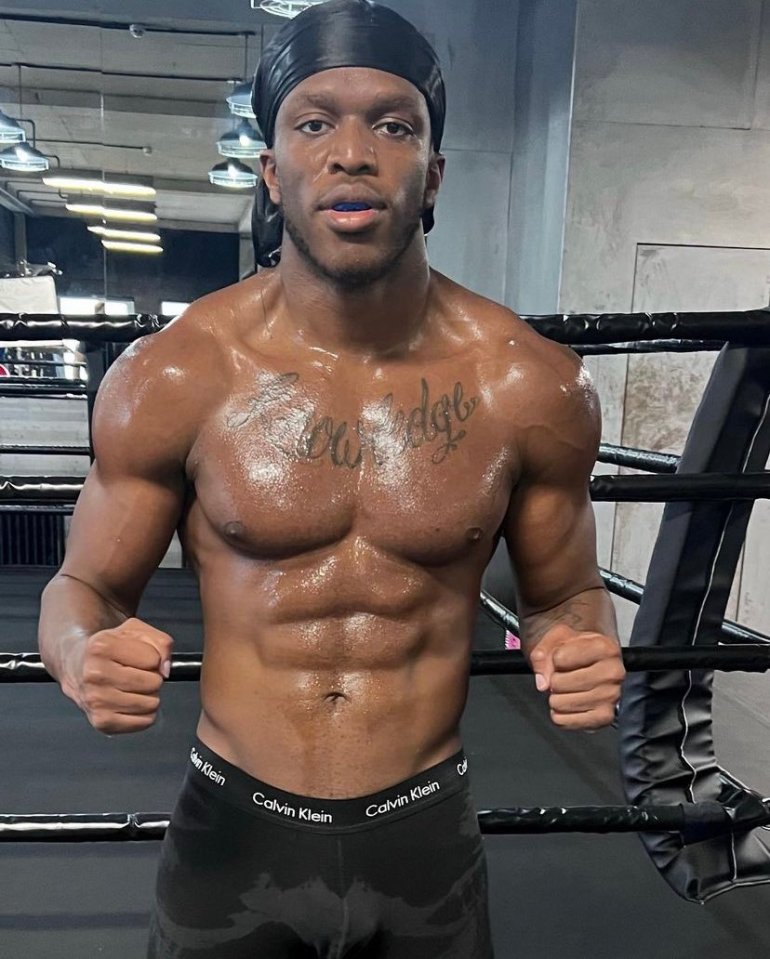 KSI ahead of his fight with Joe Fournier