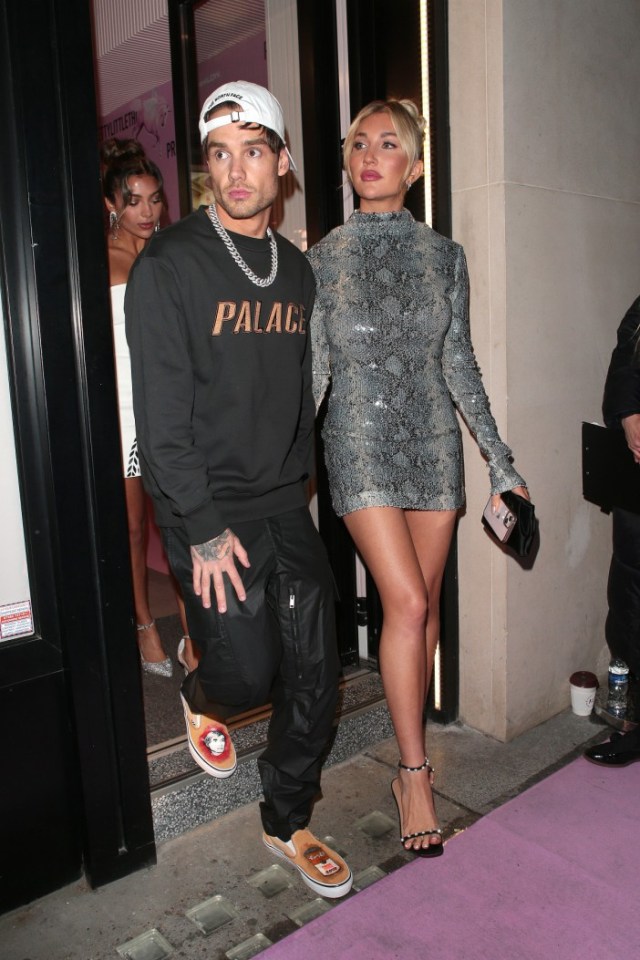 Liam Payne and Kate Cassidy looked all partied out as they left the PLT party last night