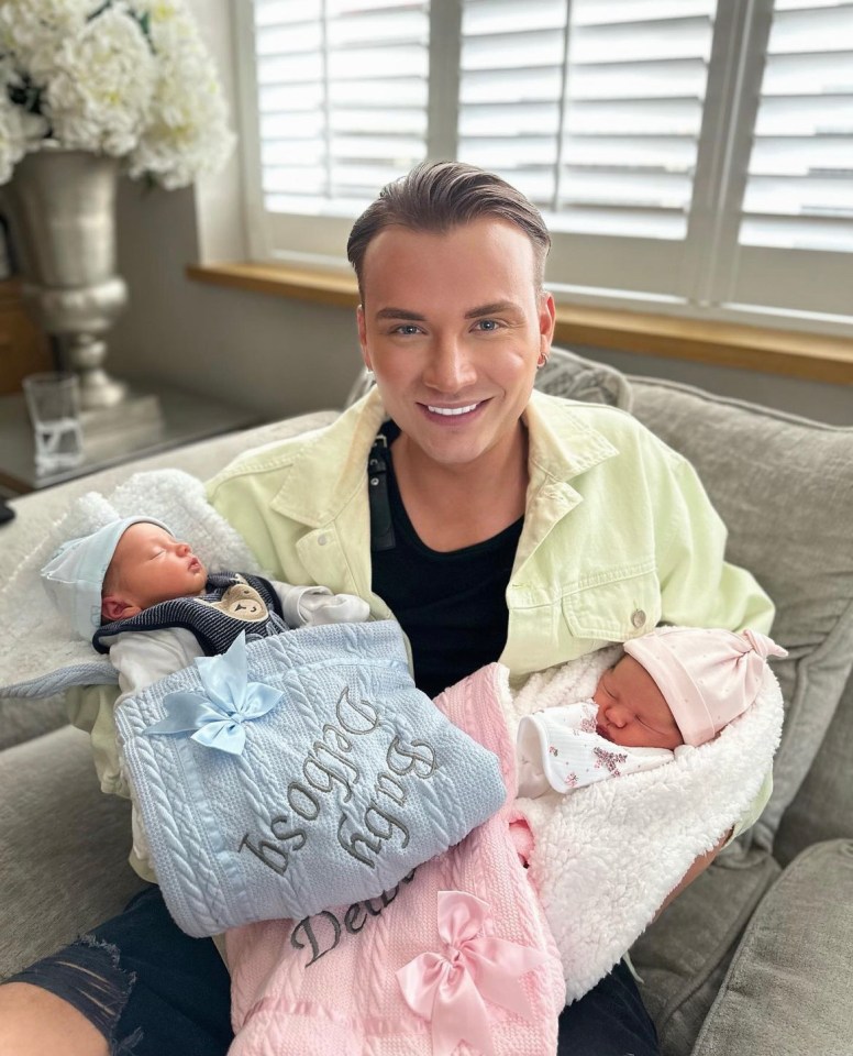 Harry Derbidge beamed as he met his new relatives for the first time