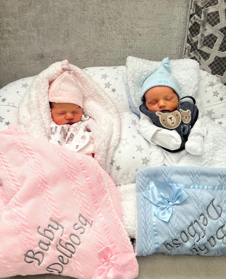 He took to Instagram to share more adorable snaps of the twins