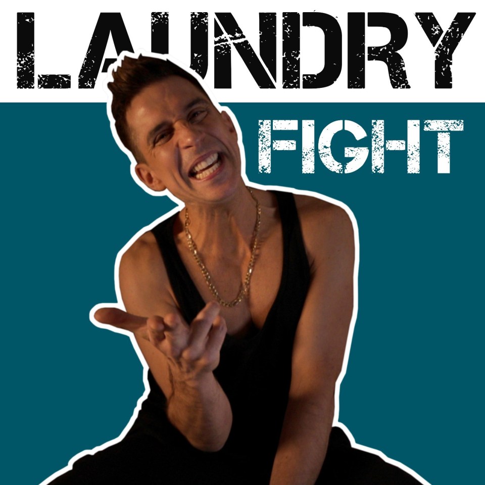 Russell's single cover for Laundry Fight