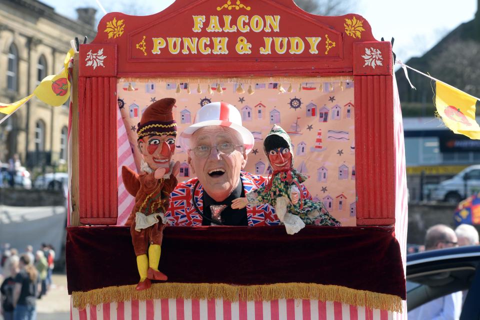 Was St George's Day when the first ever Punch and Judy show was invented?