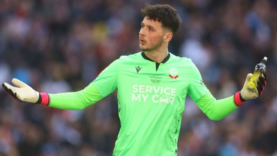 James Trafford played in the EFL Trophy-winning Bolton Wanderers side