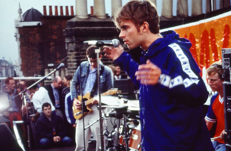 In 1995, Blur played a rooftop gig to launch their Great Escape album as helicopters circled