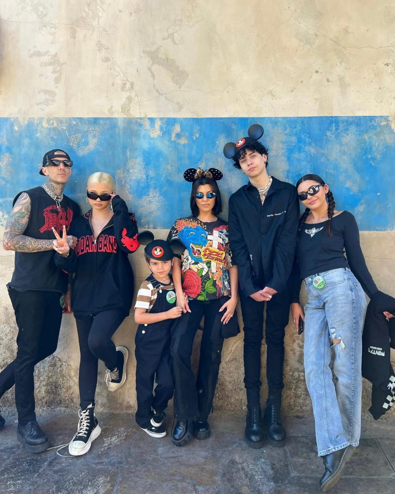 Travis Barker and Kourtney Kardashian have blended their families together