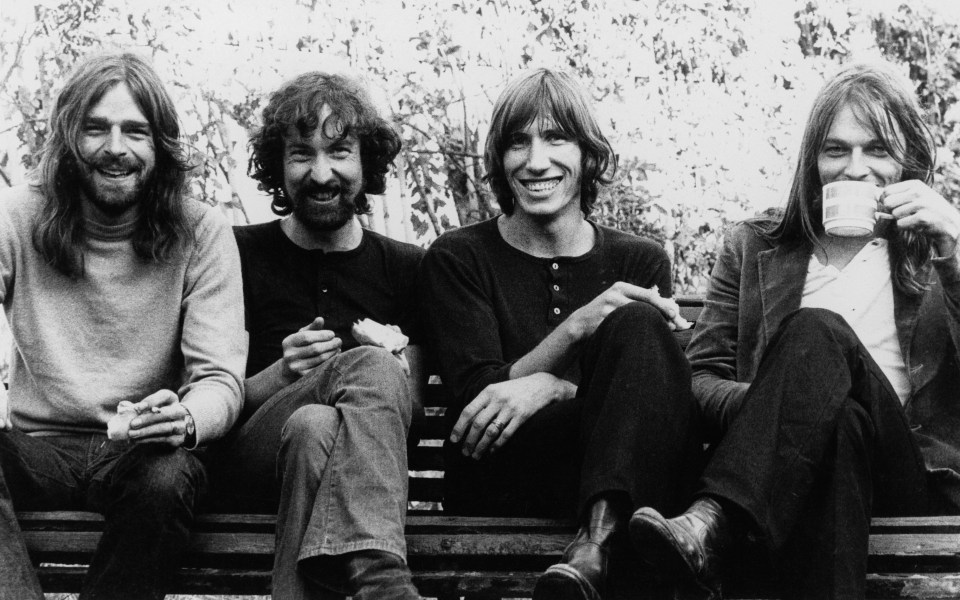 The classic Pink Floyd line-up of Rick Wright, Nick Mason, Roger Water and David Gilmour