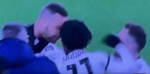 Juan Cuadrado punched Samir Handanovic in the face