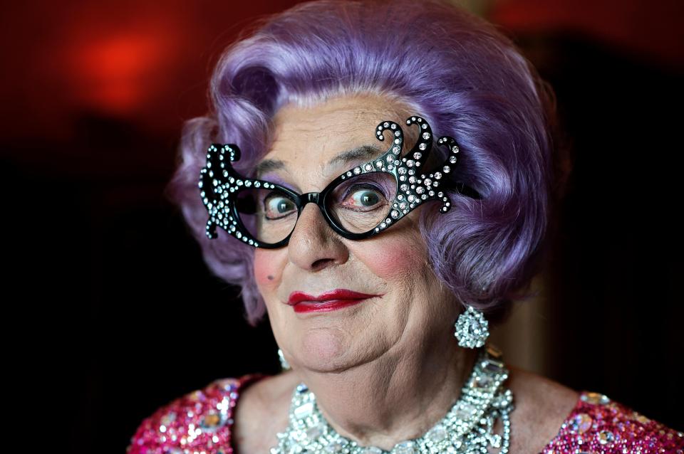 Barry was too scared to perform as himself so he created the character Dame Edna