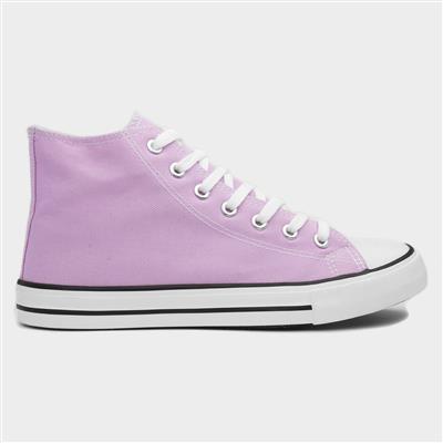 You can get a similar pair with Millie & Co's pink canvas shoe, just £19.99, at Shoe Zone