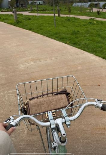 Guests can travel around the farm in style on retro bicycles