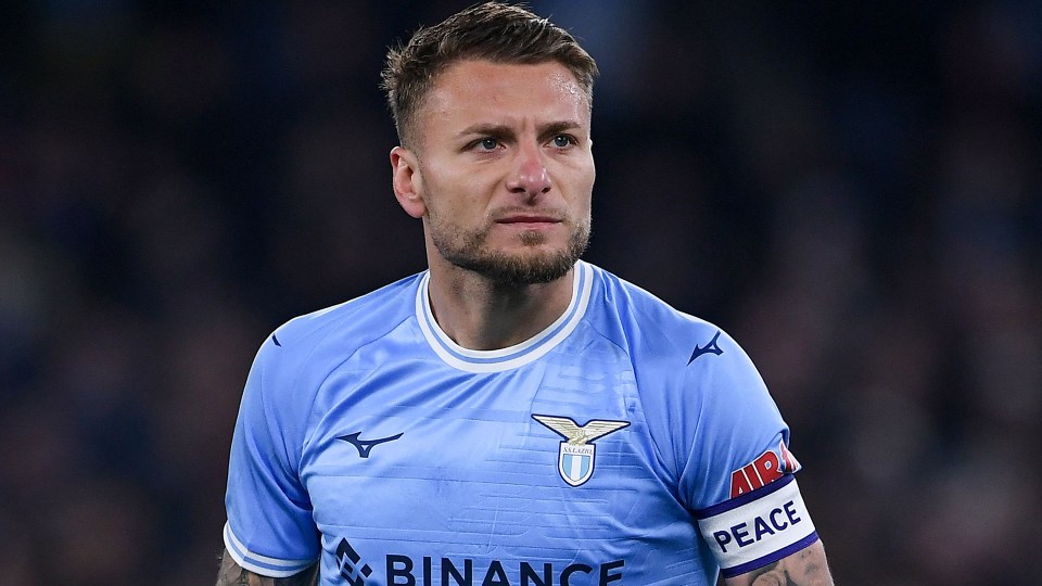 The Lazio striker was not badly hurt in the crash