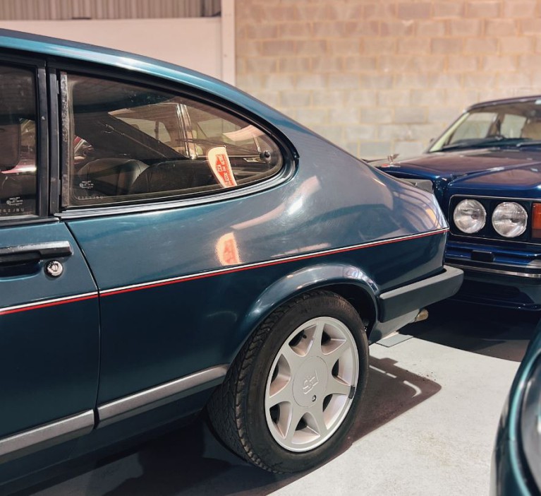 Garage find Ford Capri 280 Brooklands with just 2,960 miles from new sold for a staggering, £39,938! , //twitter.com/classiccarauc