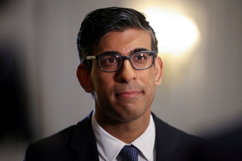 FILE PHOTO: British Prime Minister Rishi Sunak attends an interview, following a meeting with local community and police leaders, after the announcement of a new police task force to help officers tackle grooming gangs, in Rochdale, Britain April 3, 2023. REUTERS/Phil Nobel/Pool/File Photo