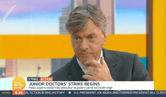 Richard Madeley hosting Good Morning Britain