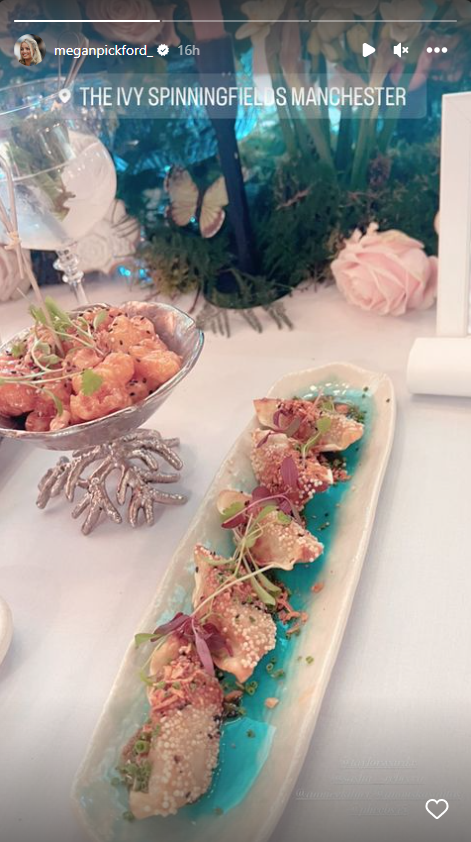 Chicken gyoza and popcorn shrimp were among the tasty meals on show