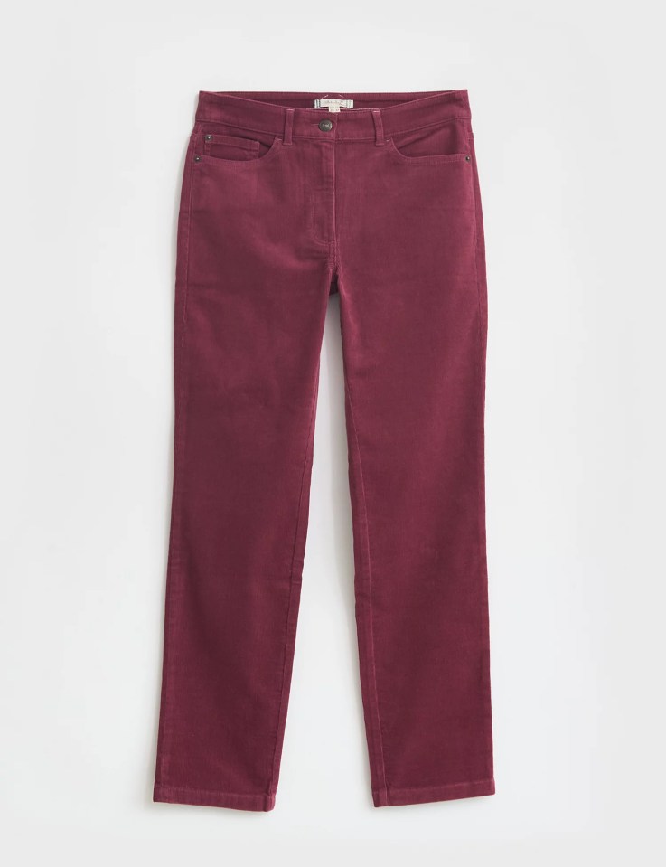 White Stuff Corduroy Straight Leg Trousers