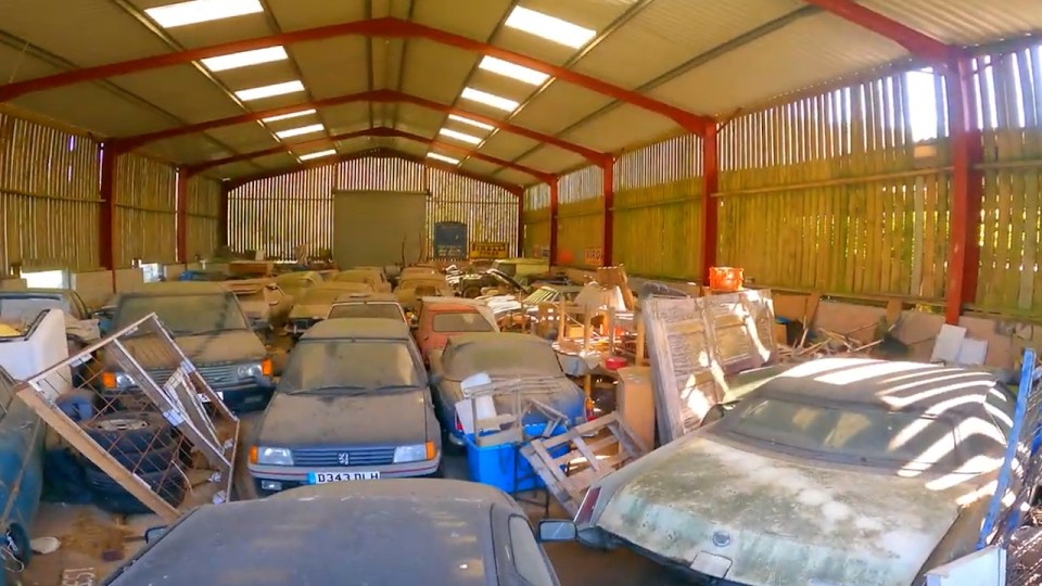 A YouTuber has discovered possibly the best barn find ever in the UK