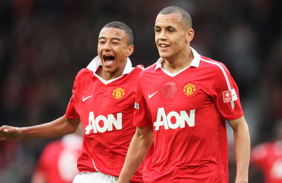 Morrison starred for United's academy alongside Jesse Lingard