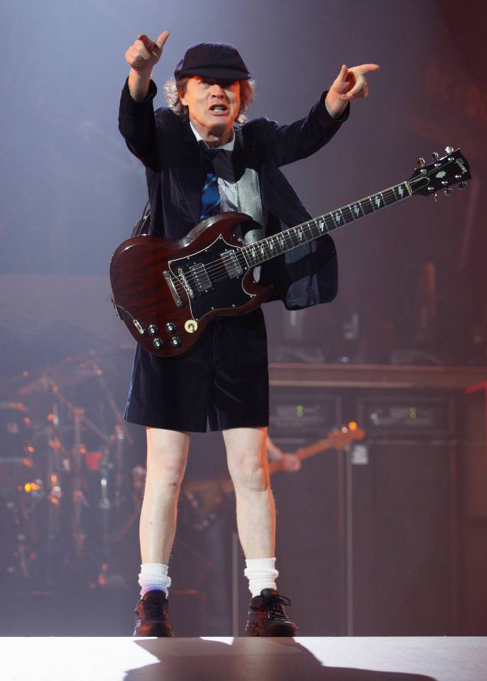 Or was it AC/DC star Angus Young?