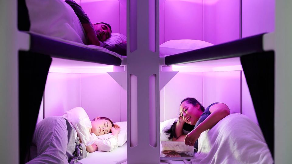 Air New Zealand claim to be the first airline to offer the beds on their flights