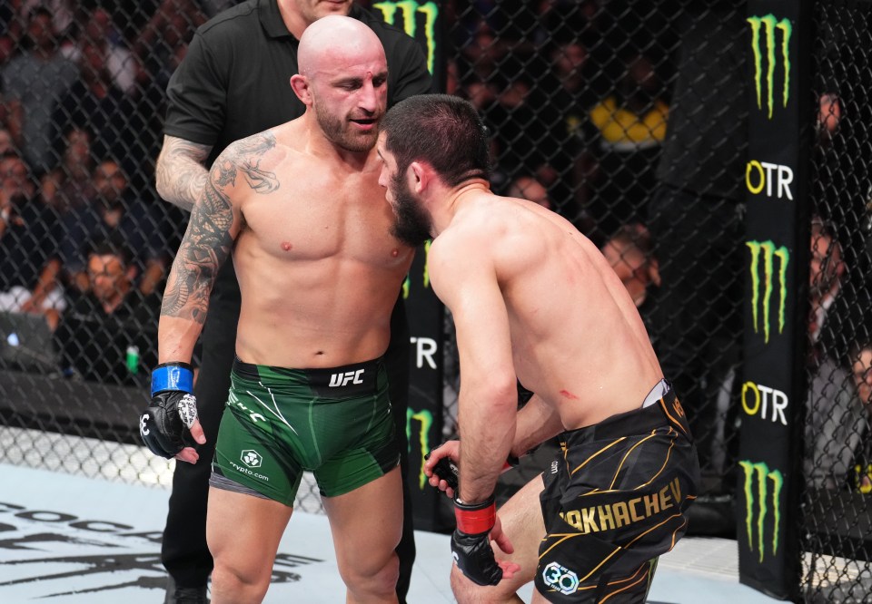 Alexander Volkanovski lost to Islam Makhachev