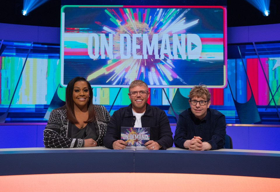 Alison Hammond, Rob Beckett and Josh Widdecombe star in On Demand