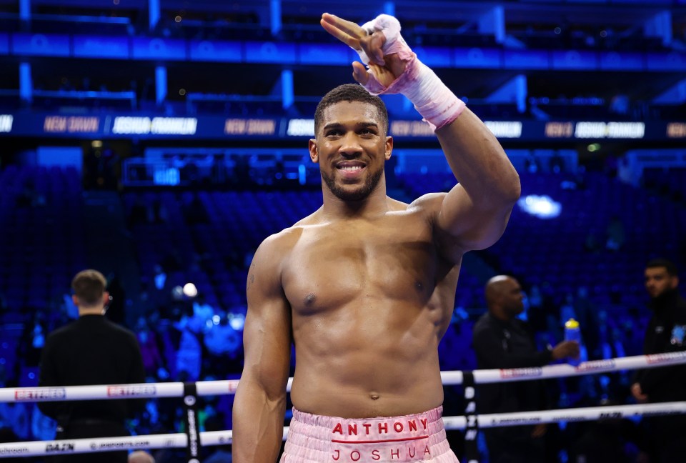 Meanwhile, Anthony triumphed in his bout over Jermaine Franklin at The O2 Arena yesterday