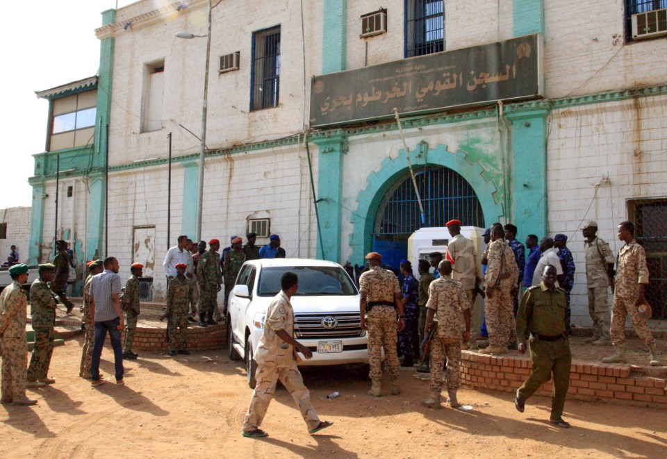 Kober prison is pictured in 2019 as the ousted president is escorted to trial for his crimes