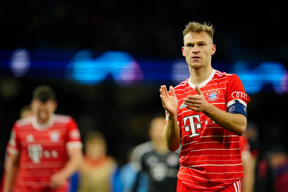 Joshua Kimmich pictured following defeat to Man City