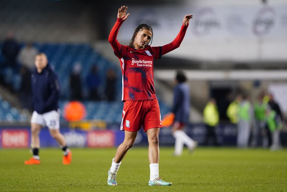 Hannibal Mejbri got the Birmingham fans going with his wind-up antics