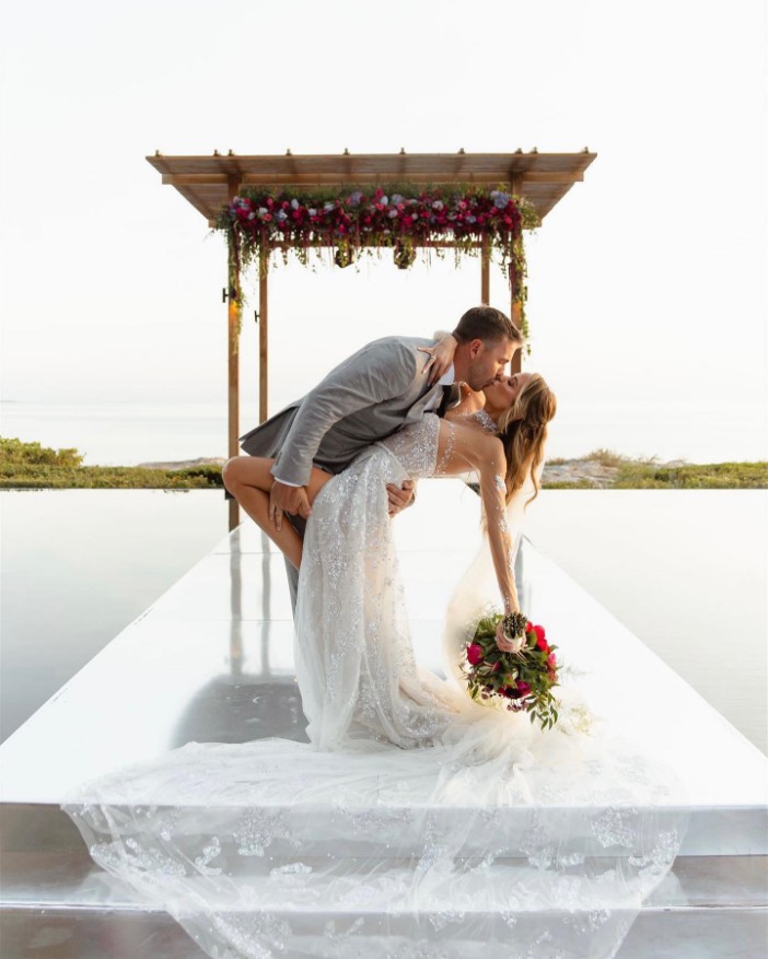  The pair got engaged in 2021 and married a year later in a beautiful ceremony