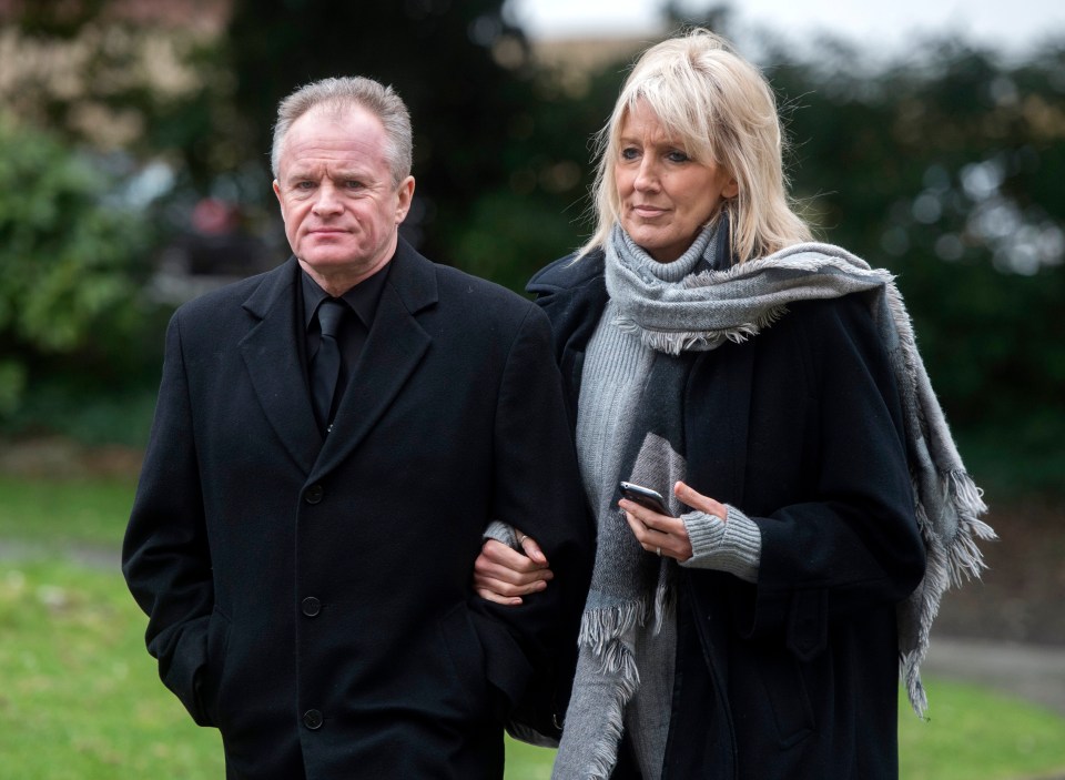 Bobby Davro with his fiancée Vicky Wright