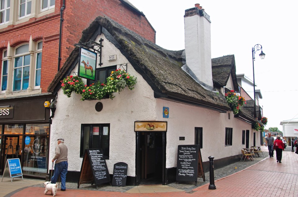 The Horse and Jockey is one of several pubs in the town, where beer is some of the cheapest in the country