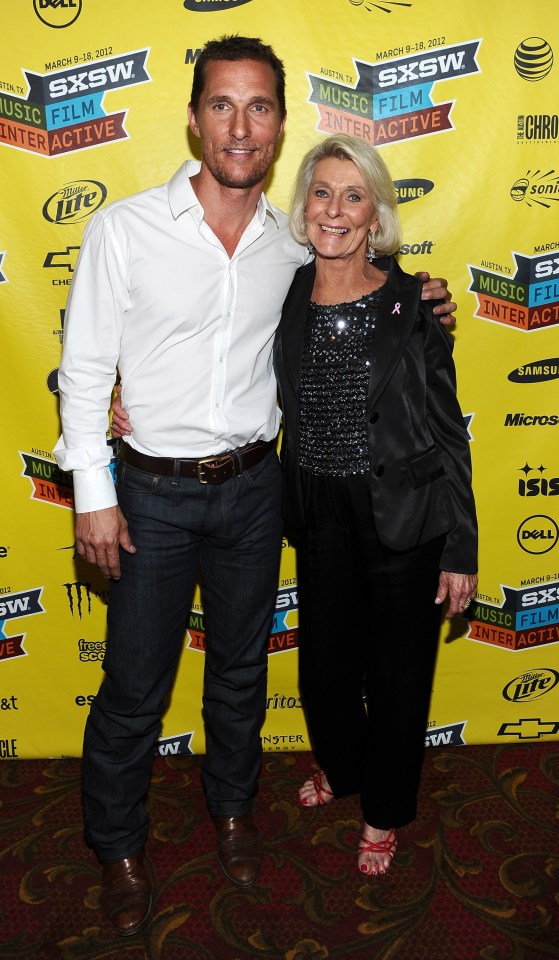 Mum Mary with Matthew in 2012