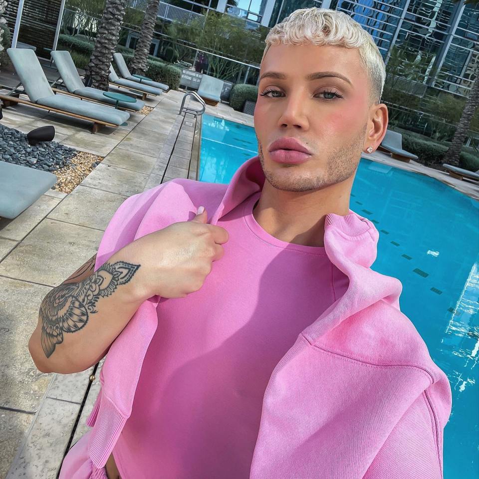 Cory self-styles as a "walking Ken doll" and went under the knife for a BBL to get a Kardashian-esque behind