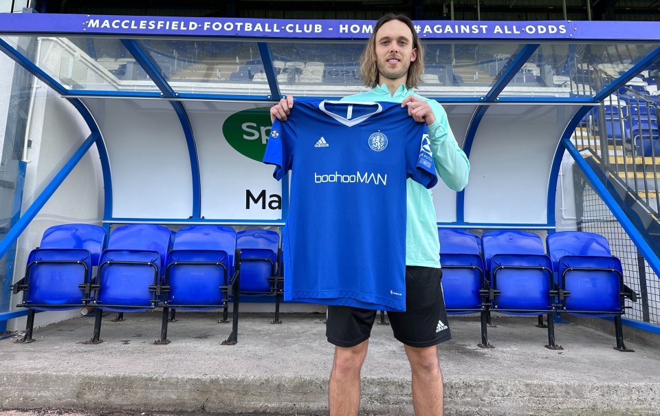 Tom Thorpe has returned to football to play for Macclesfield