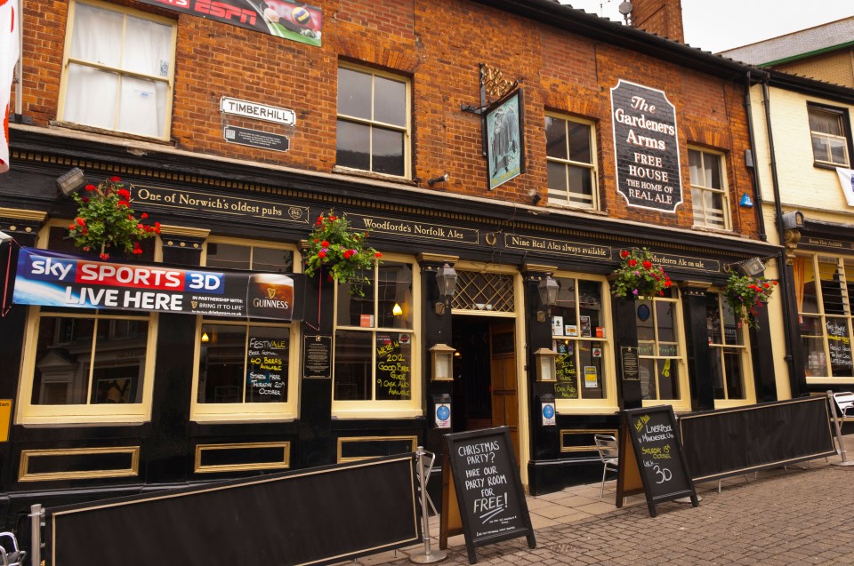 The Gardeners Arms and The Murderers pub in Norwich