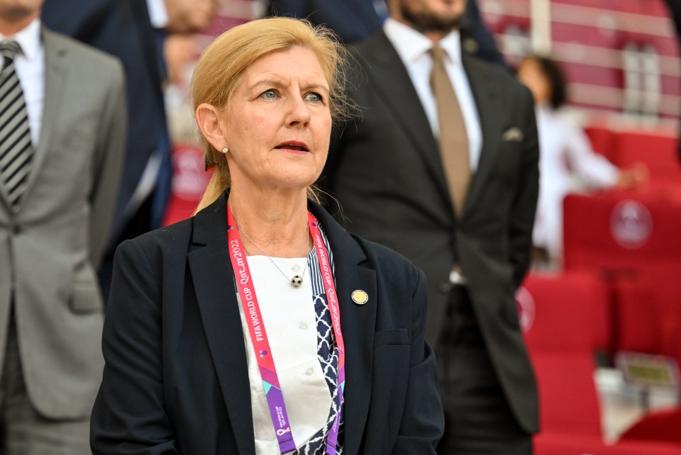 Debbie Hewitt is running for Fifa's British vice-presidency role