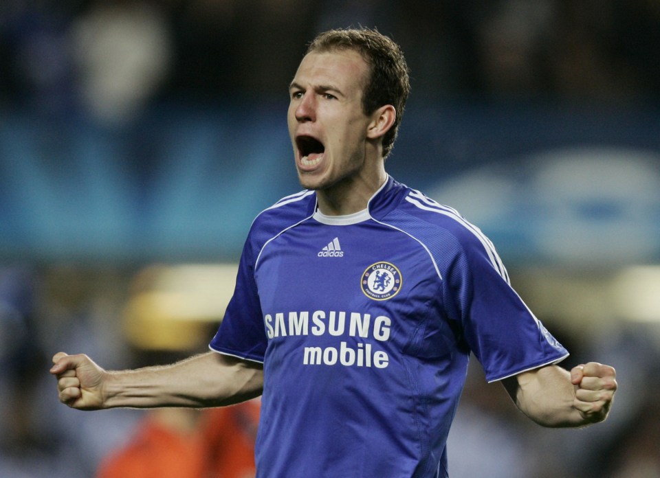 Robben spent three seasons at Chelsea between 2004 and 2007