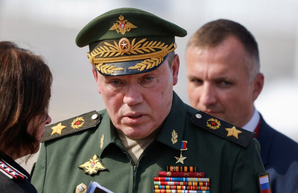 Putin's alleged dangerous enemies include Russian Chief of General Staff Valeriy Gerasimov