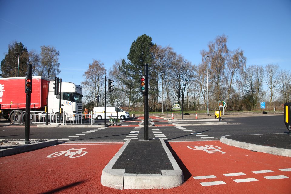 Locals have slammed the confusing new cycle lanes