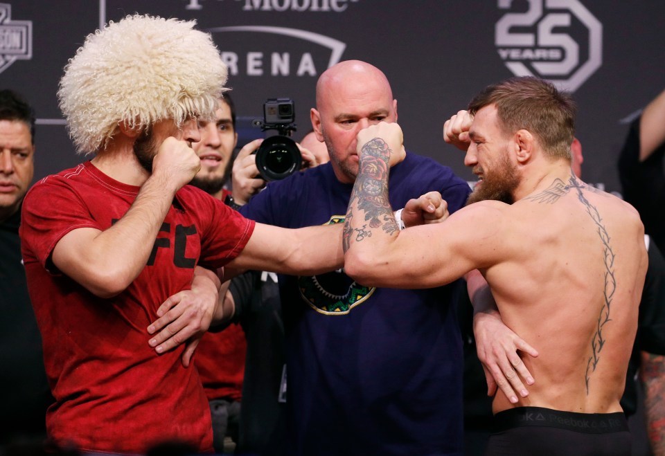 There was no room for bitter rival Conor McGregor on Nurmagomedov's list