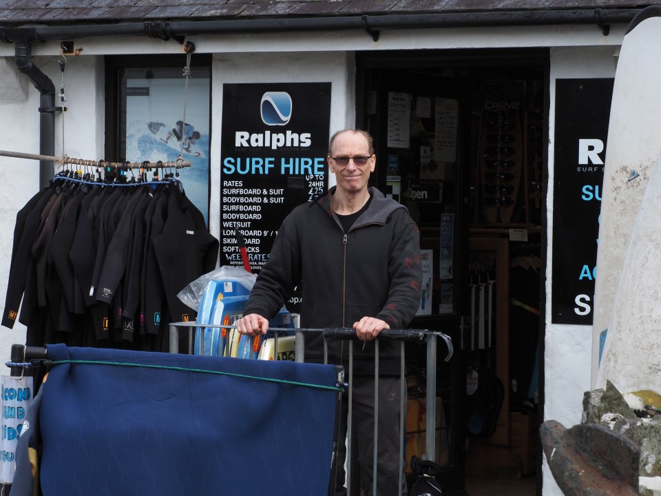 Ralph Freeman who runs a surf shop in Croyde says locals are angry about the lack of planning controls