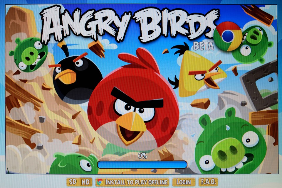 CTE9XX Angry birds on line game